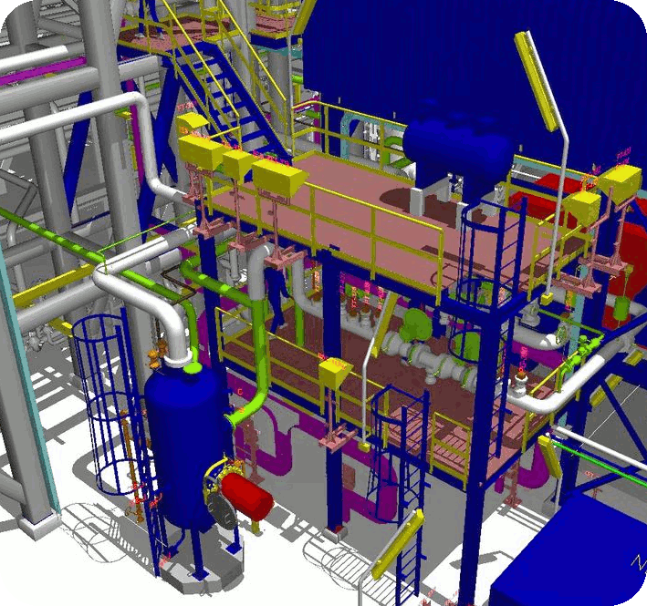 Modélisation 3D usine