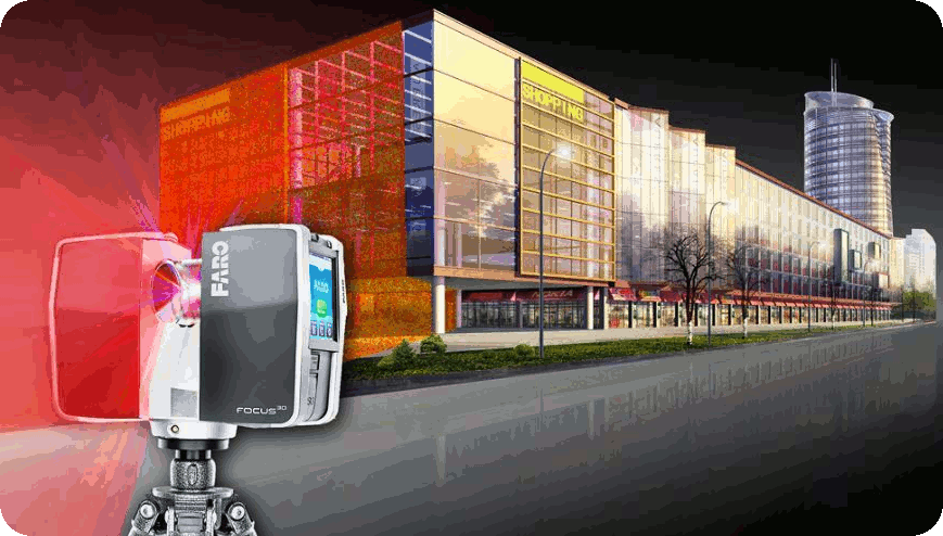 Relevé laser 3D architecture urbaine