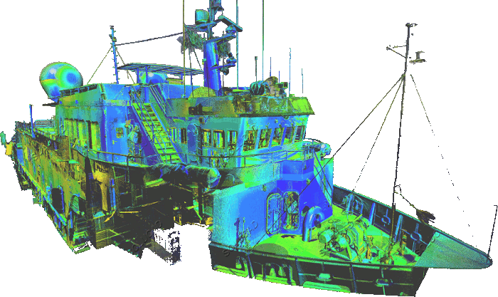 Scan 3D navire