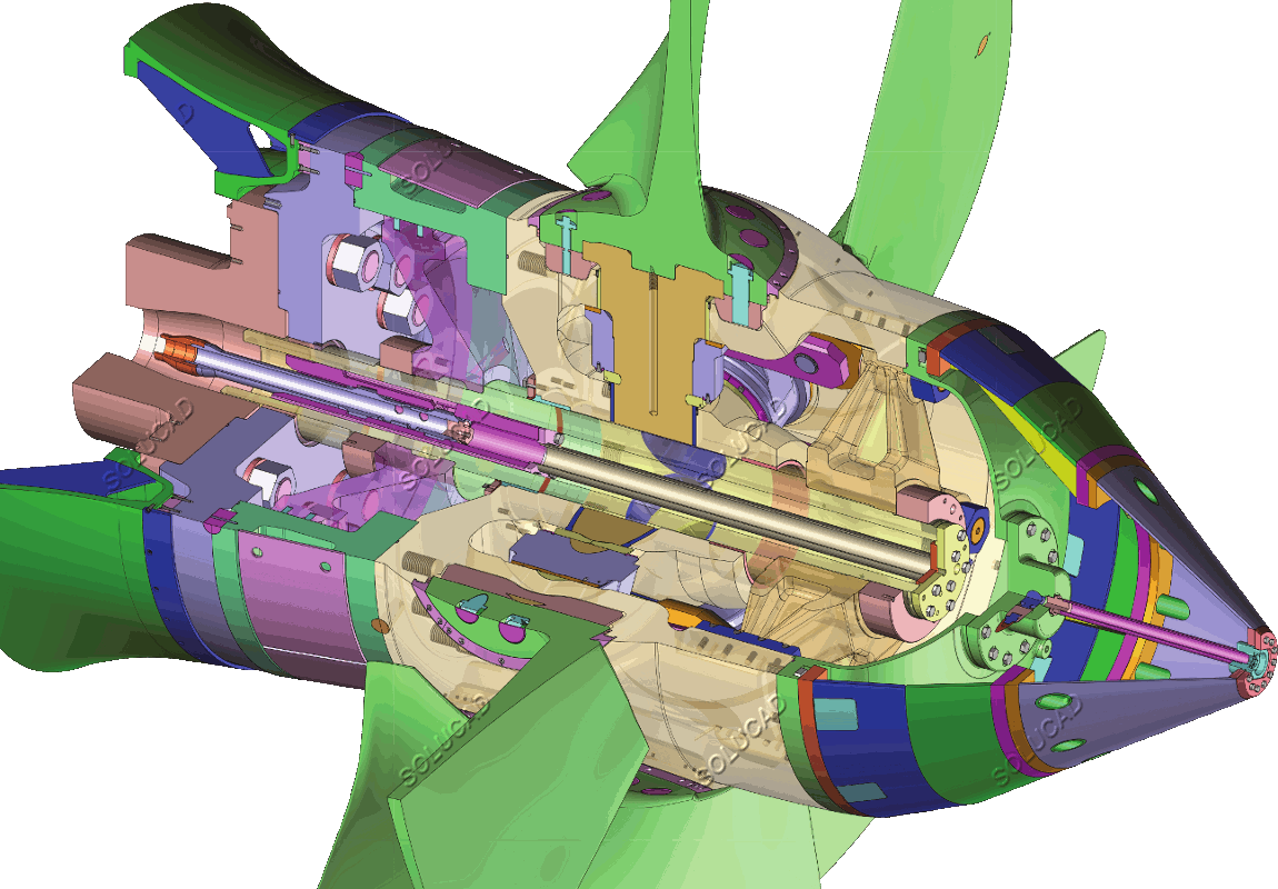 Scan et modélisation 3D turbine Kaplan