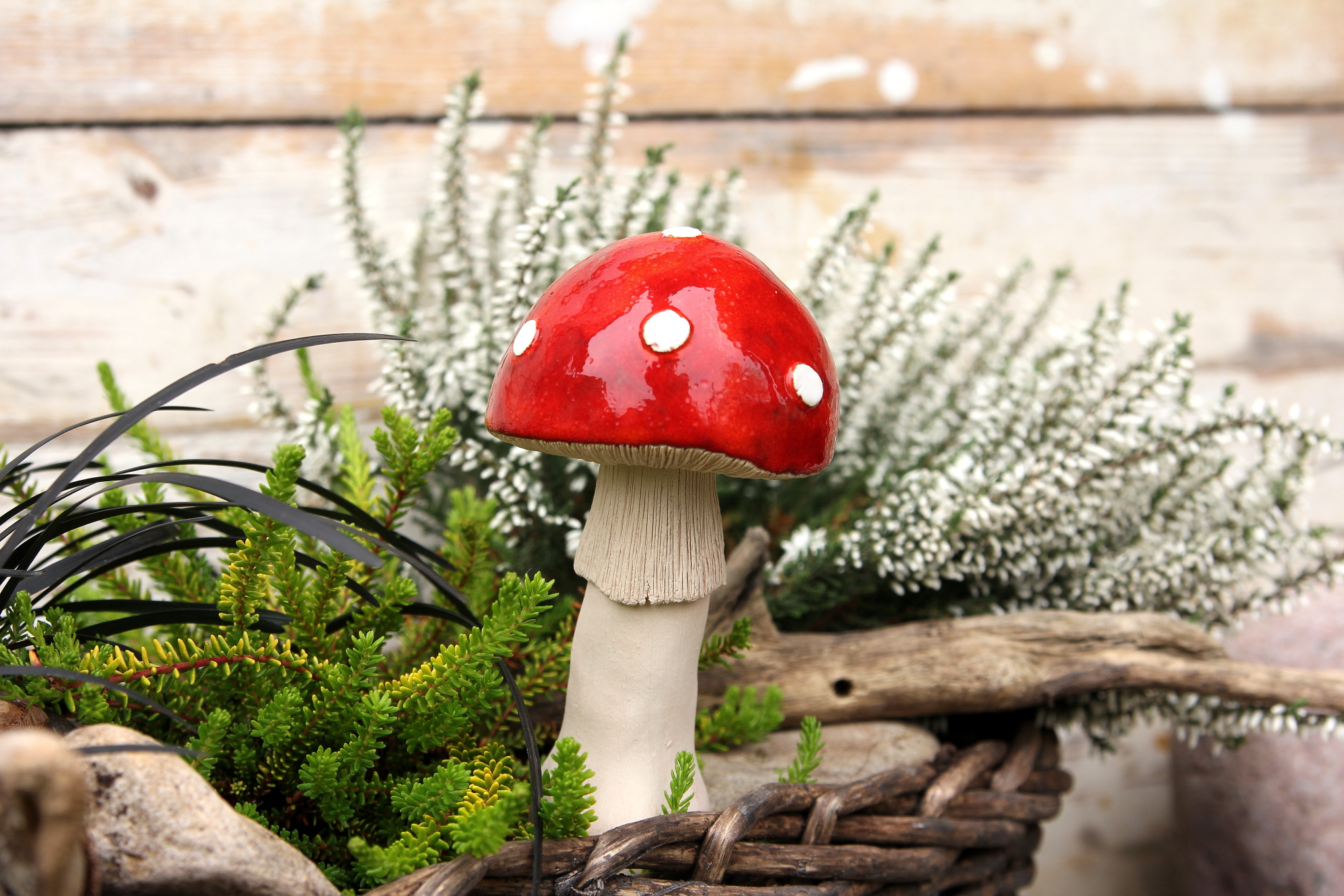 Fliegenpilz, Skulptur, Keramik