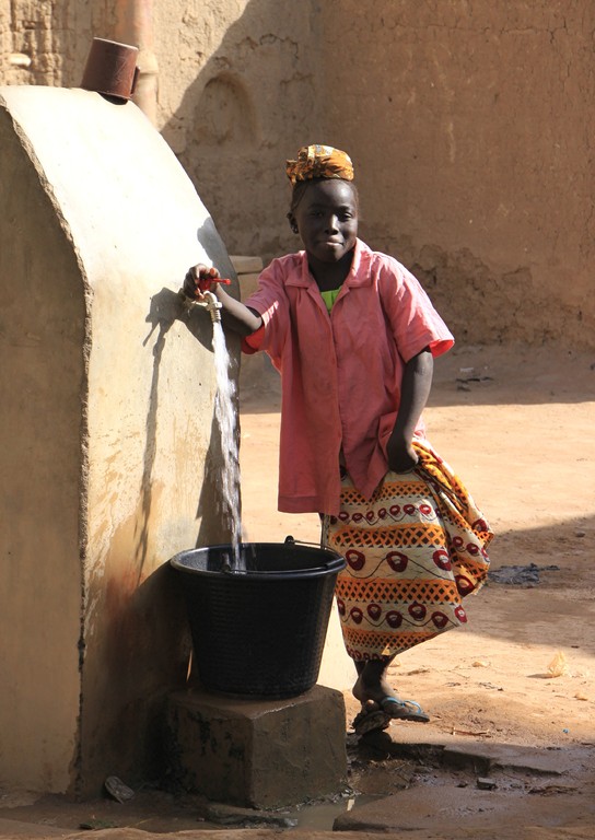 Dans la vieille ville de DJENNE.