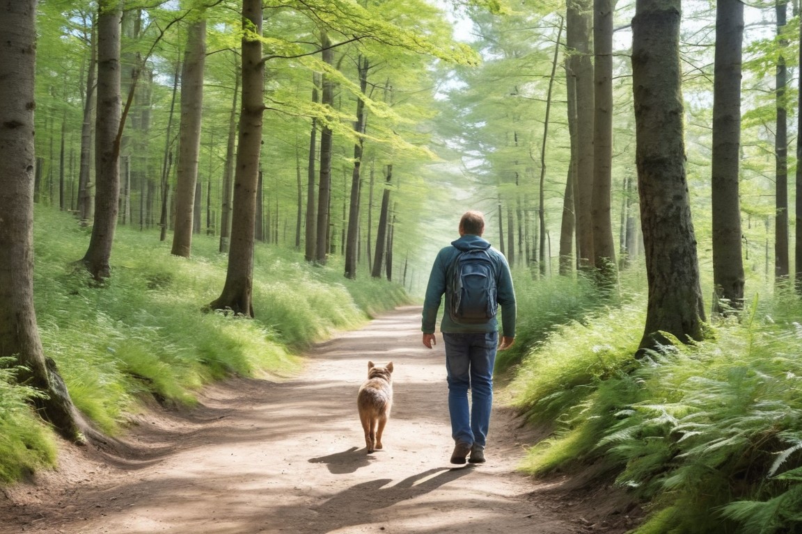 Durchatmen im Wald der Tiere