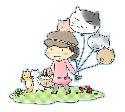 ねこと長女