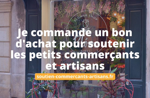 Solidaire avec les petits commerçants et artisans