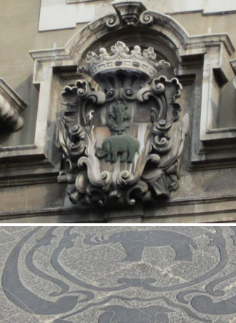 市庁舎の象シンボル