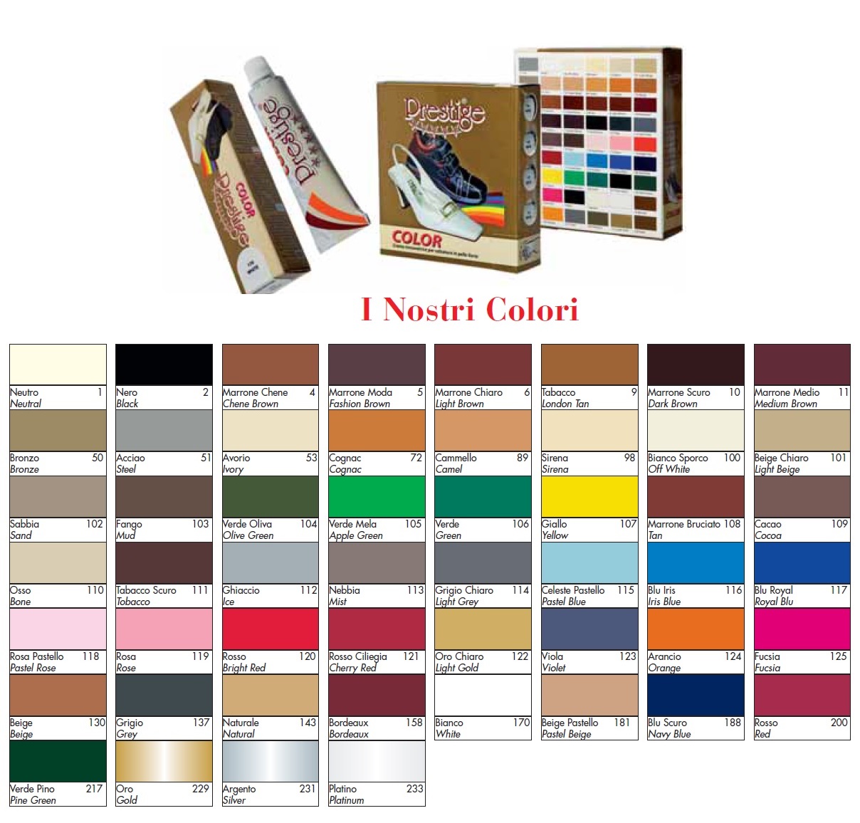 Coloranti per scarpe e articoli in pelle-tintura color dye - Carluccio &  Co. pellami, minuterie metalliche e forniture per calzolai. cuoio, plantari  e lucidi