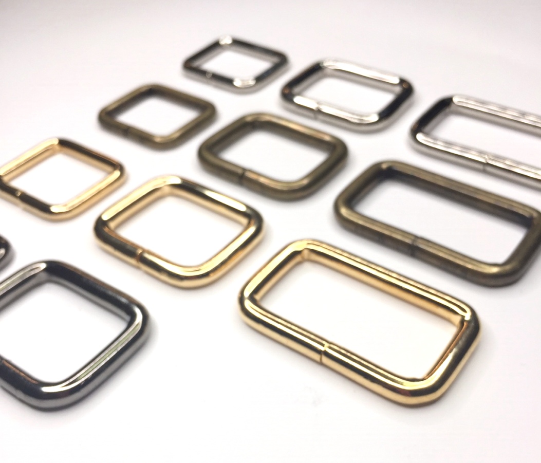 SHSMPXOY 100 pezzi Fibbia Anello a D Metallo D Anelli 25 mm Argento Semi Anellis a D Anelli per Borse,Per Collari, Moschettoni, Cinghie, Zaino e Accessori fai da te