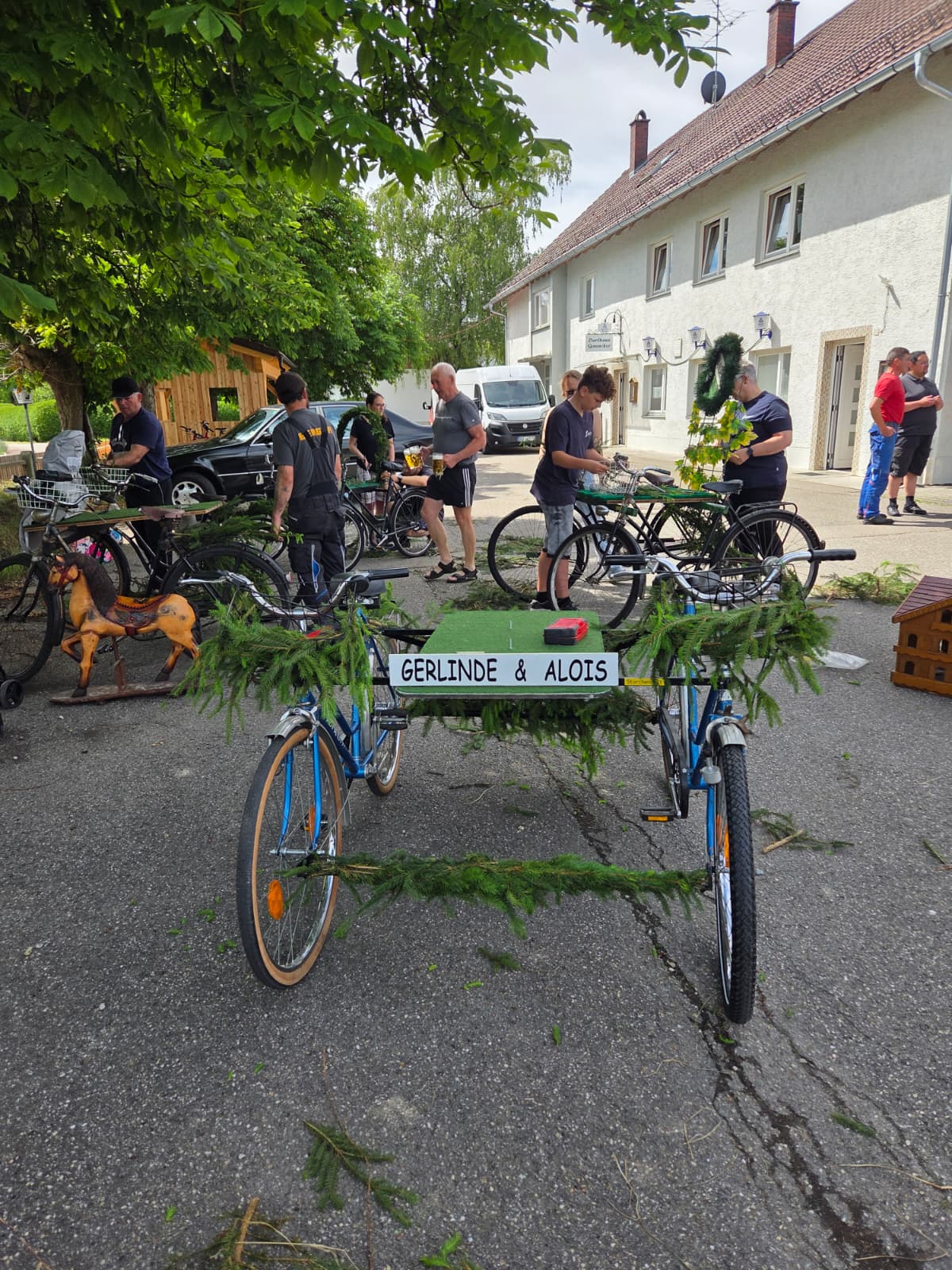 Schmücken der Räder