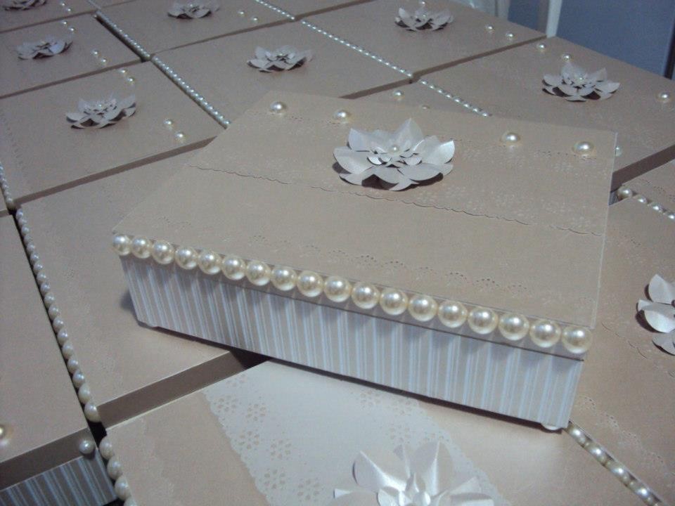 caixas para casamento MDF forrada com papel