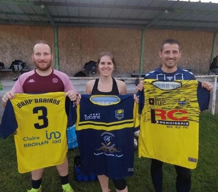 Les Barpais sont engagés en championnat régional de rugby à toucher./Photo RC Barpais.