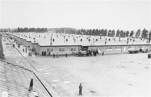 Le camp de Dachau, après la libération du camp./Photo National Archives and Records Administration, College Park, MD