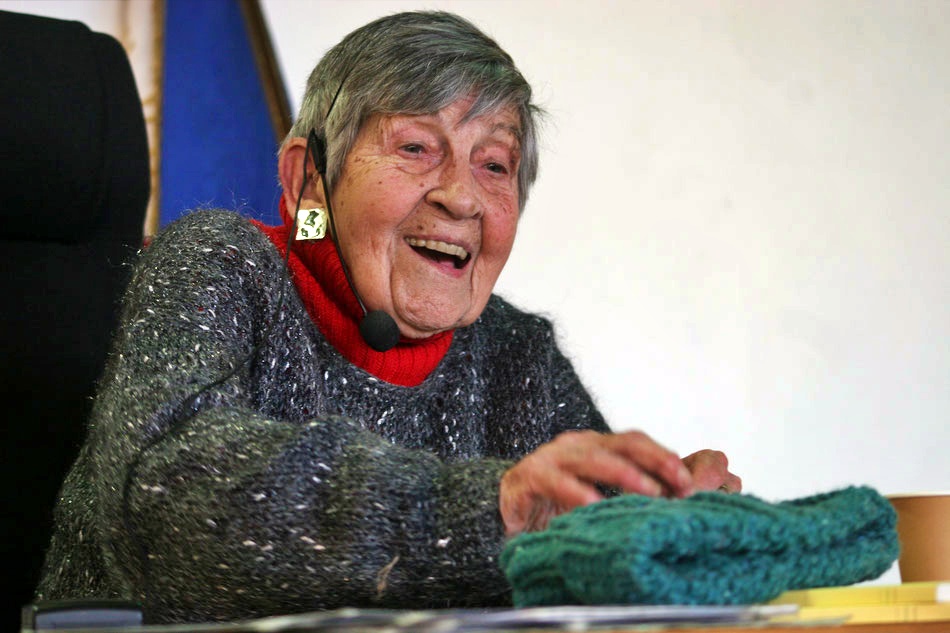 Ginette Kolinka, un visage rayonnant malgré la dureté d'une vie marquée par la guerre./Photo LB