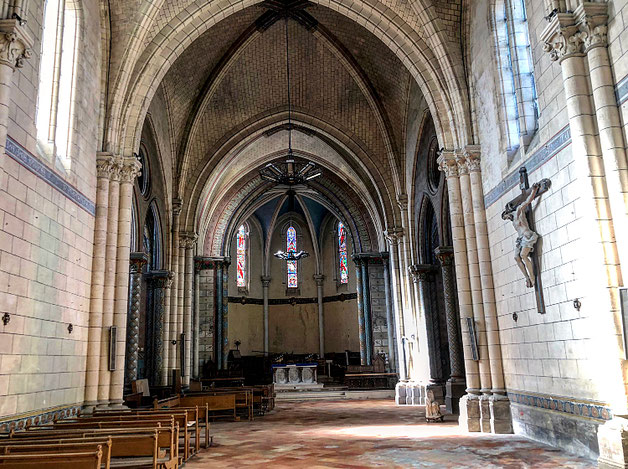 L'intérieur de l'église fermée de Saint-Maurice./Photo archives LB.