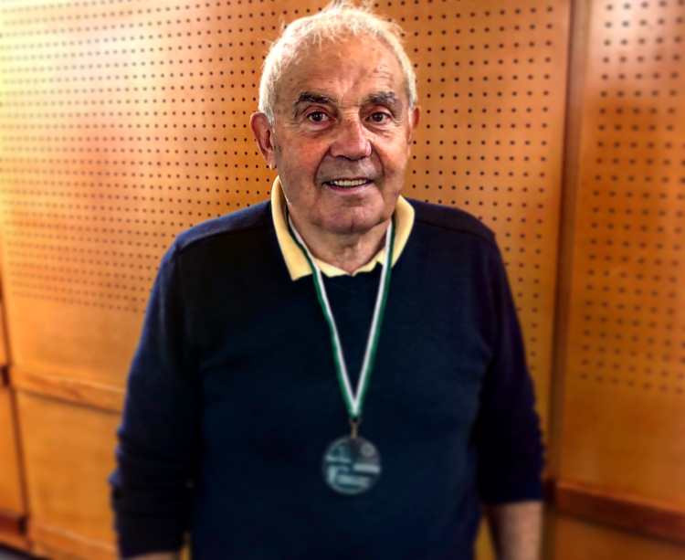 En décembre dernier, Gérard Souleyreau avait reçu une médaille honorifique en tant que fondateur du HCBB.