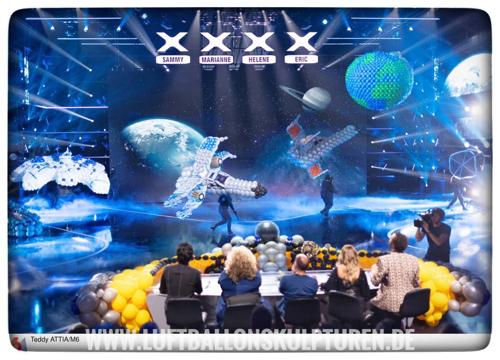 Halbfinale von "La France a un incroyable talent 2022" mit dem Team Tontonballons