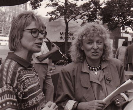 Petra Merkel mit Sigrun Klemmer, MdB a. D.