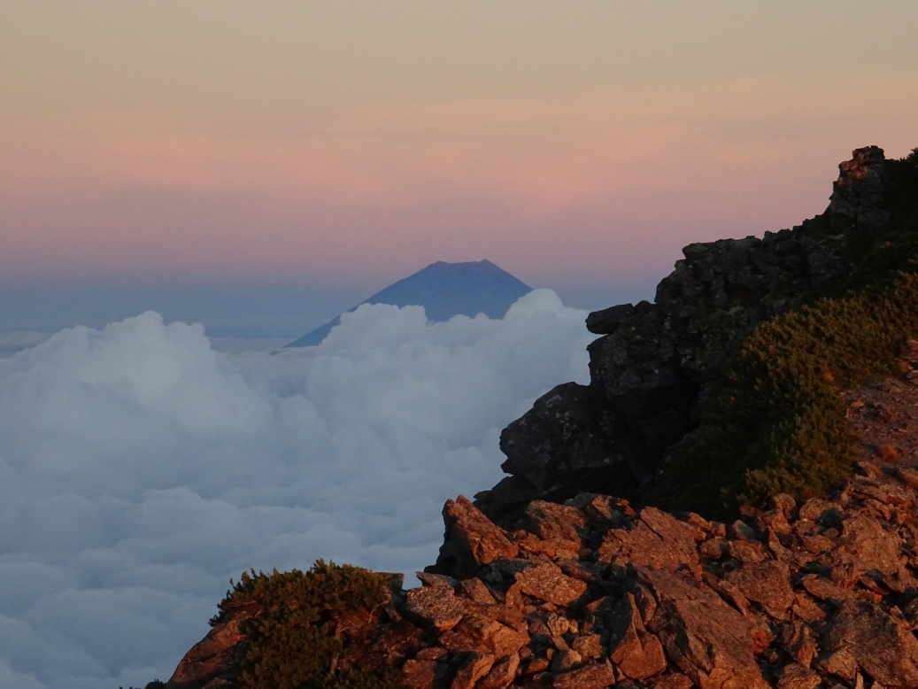 Kitadake mit Blick auf den Fuji