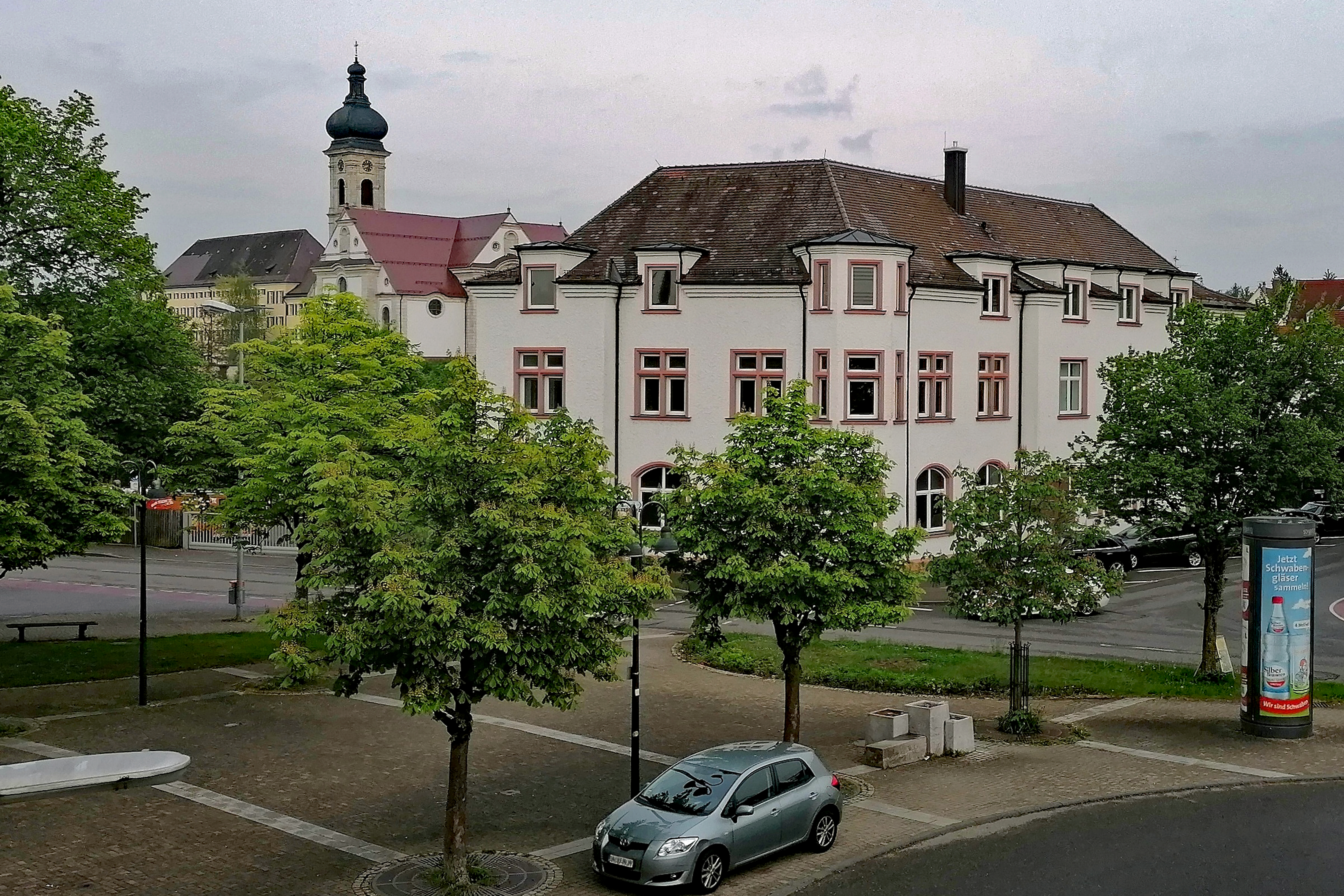 Haus der Vereine in der Bahnhofstraße in Ehingen; der Clubraum des FC Ehingen befindet sich im 2. OG