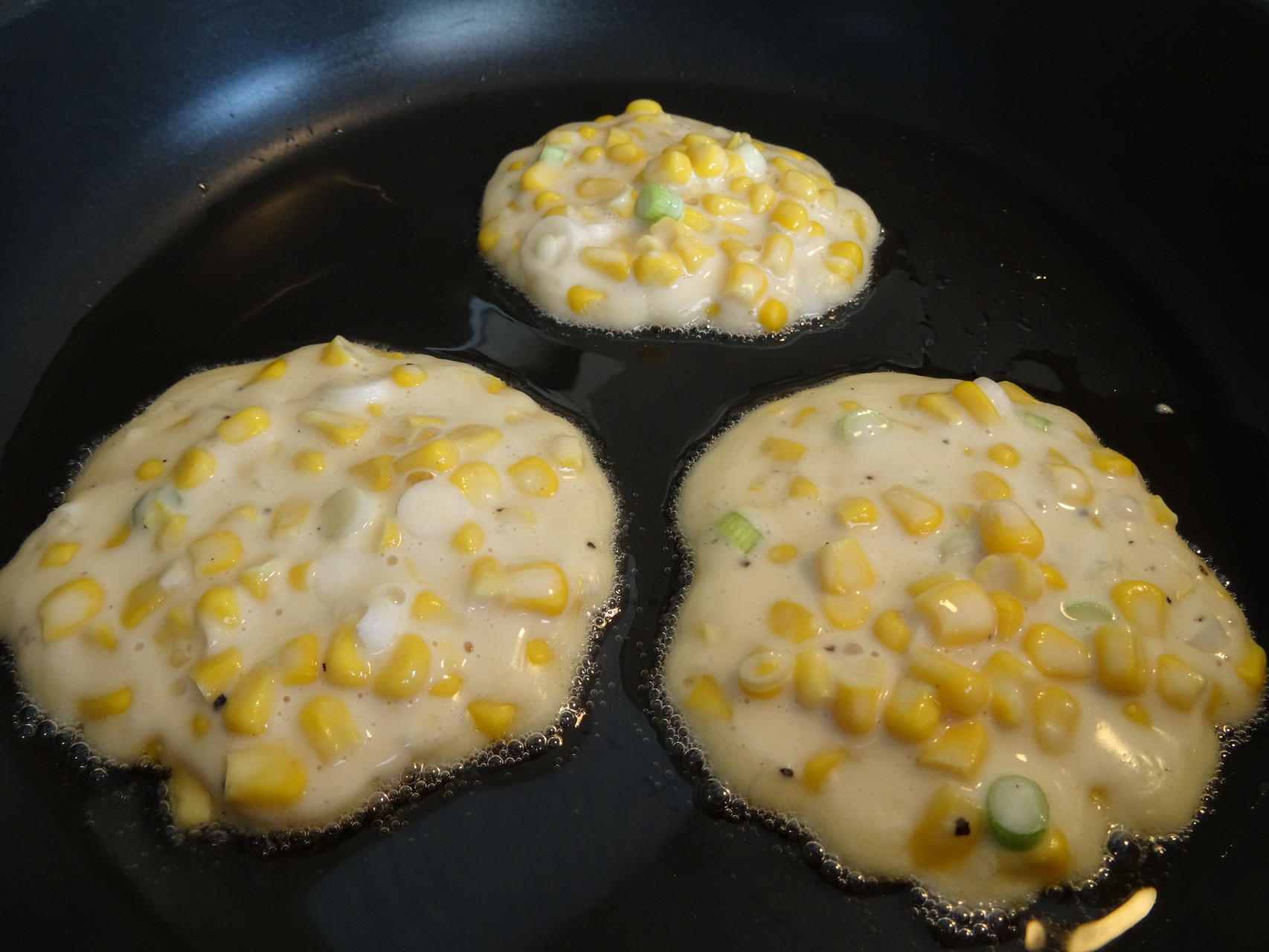 Sweetcorn & Spring Onion Fritters The Credit Crunch Cooke