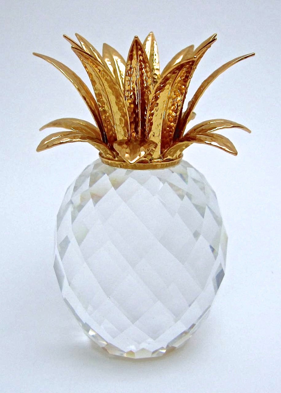 swarovski ananas pineapple kerzenleuchter interior kaufmuseum kerzenständer candlelight dinnerdecoration dinnerfortwo
