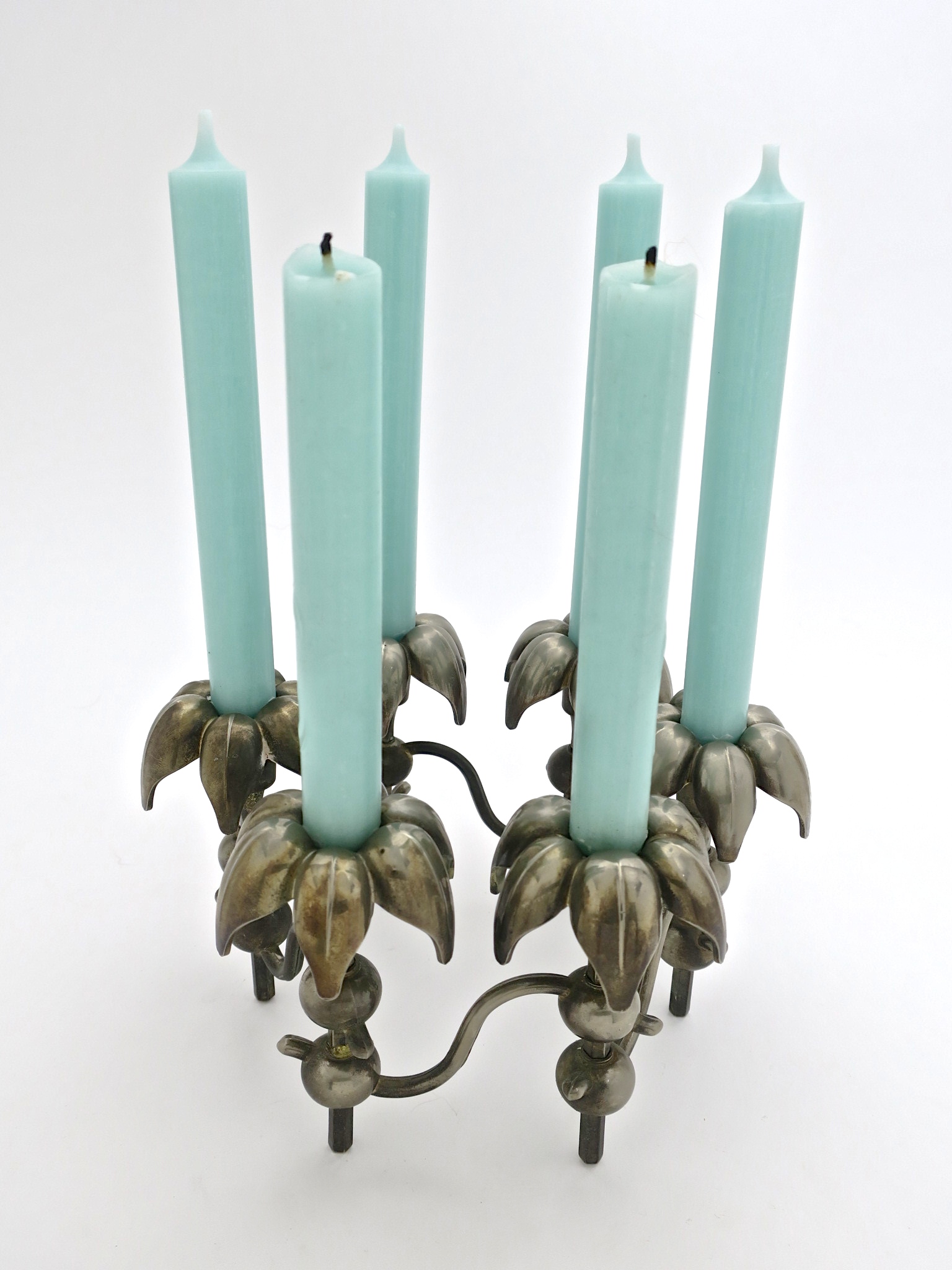 palmbeach palmen kerzenleuchter candlelight candles hollywood miami palms palmleaf glamour luxury interior design