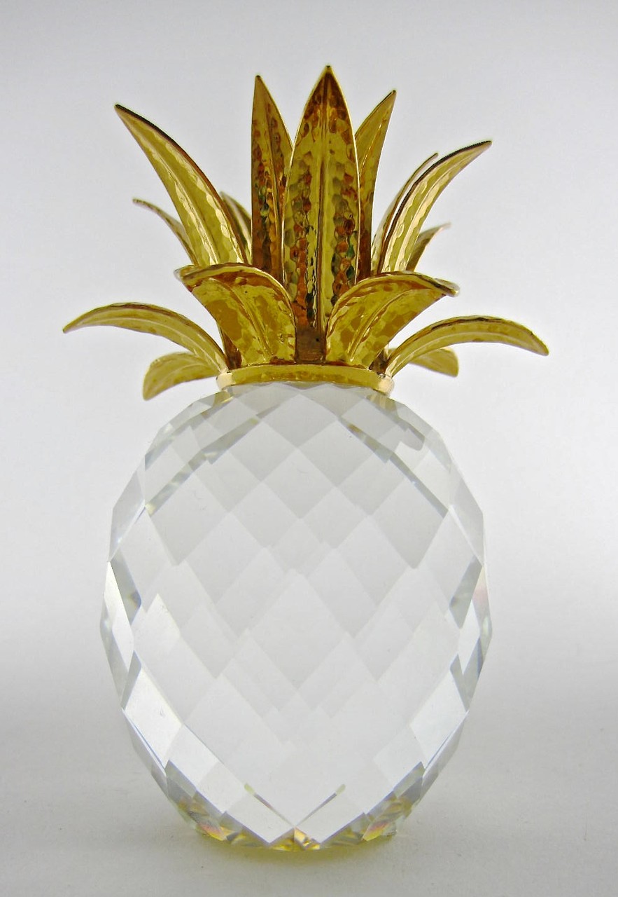 swarovski ananas pineapple kerzenleuchter interior kaufmuseum kerzenständer candlelight dinnerdecoration dinnerfortwo