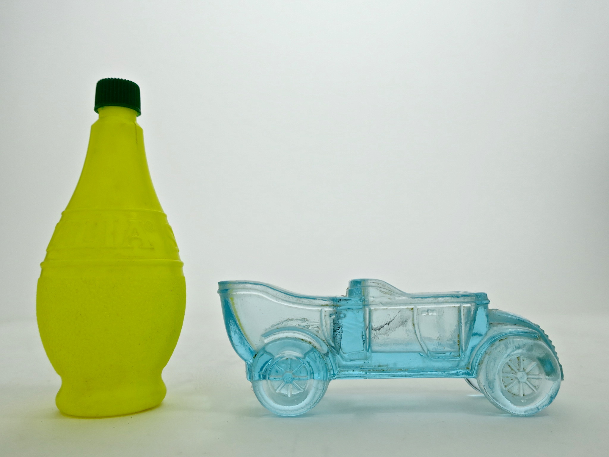 automobilia auto Gewürze salz&pfeffer oldtimer autofan formglas antik vintage kaufmuseum gewürzset 