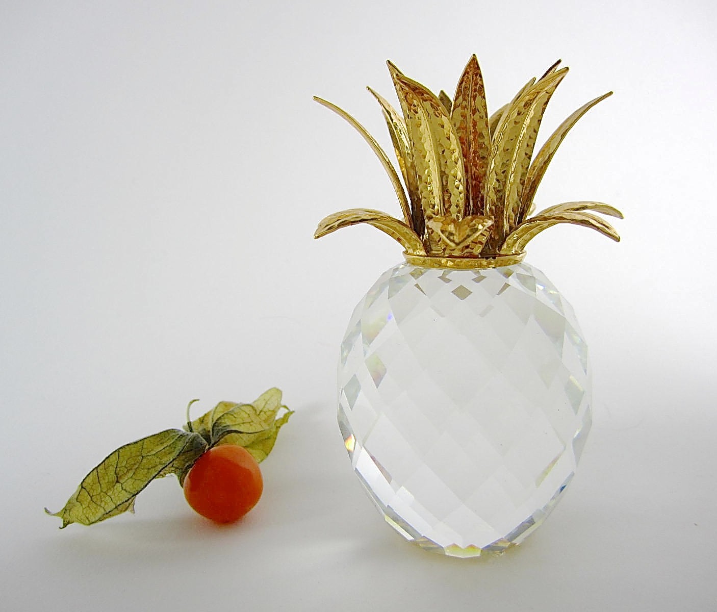 swarovski ananas pineapple kerzenleuchter interior kaufmuseum kerzenständer candlelight dinnerdecoration dinnerfortwo