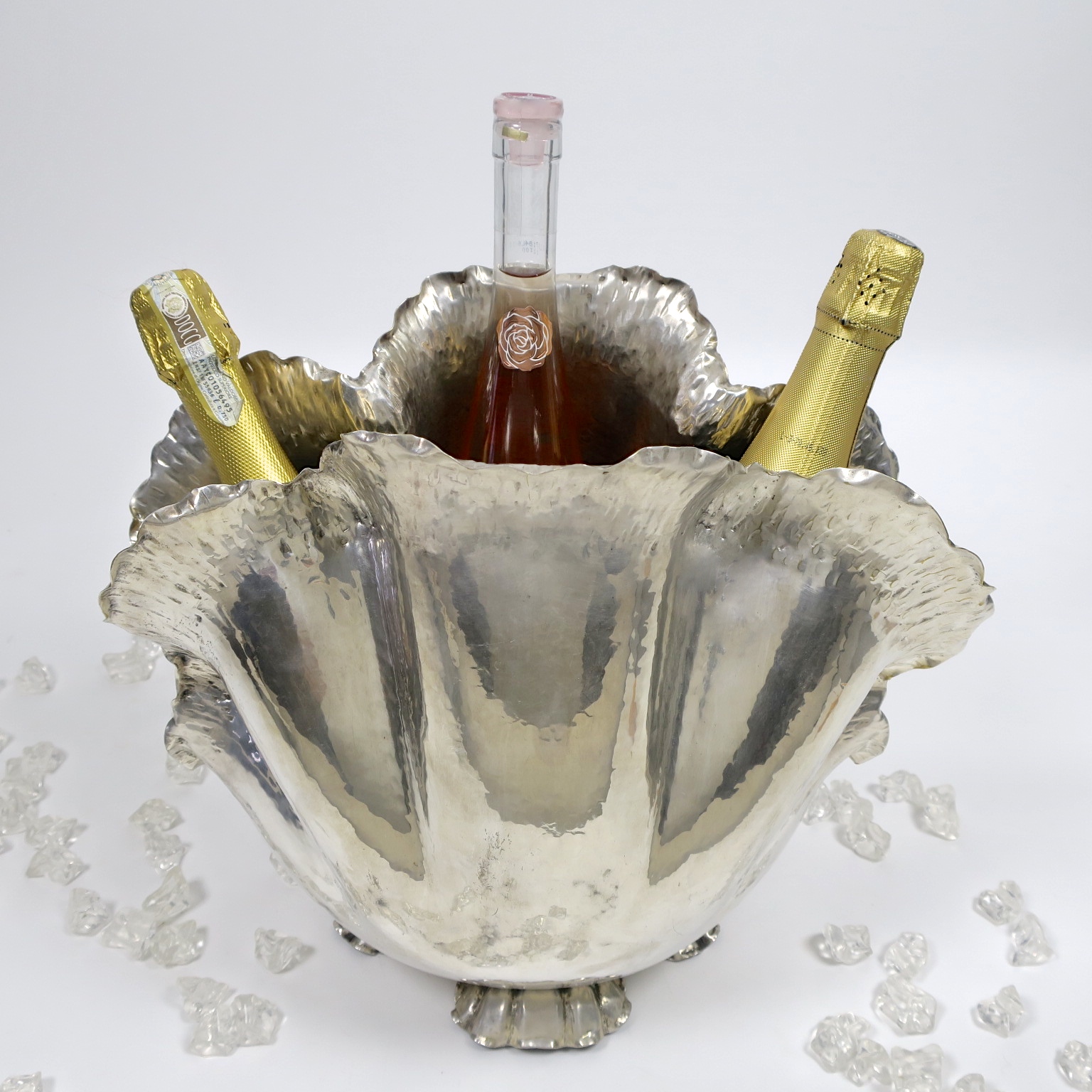 dior christian dior champagner kühler icebucket versilbert riesenmuschel tridacna carnivora mixology bar barausstattung barequipment bartender glamour hollywood boho sophisticated luxus luxury