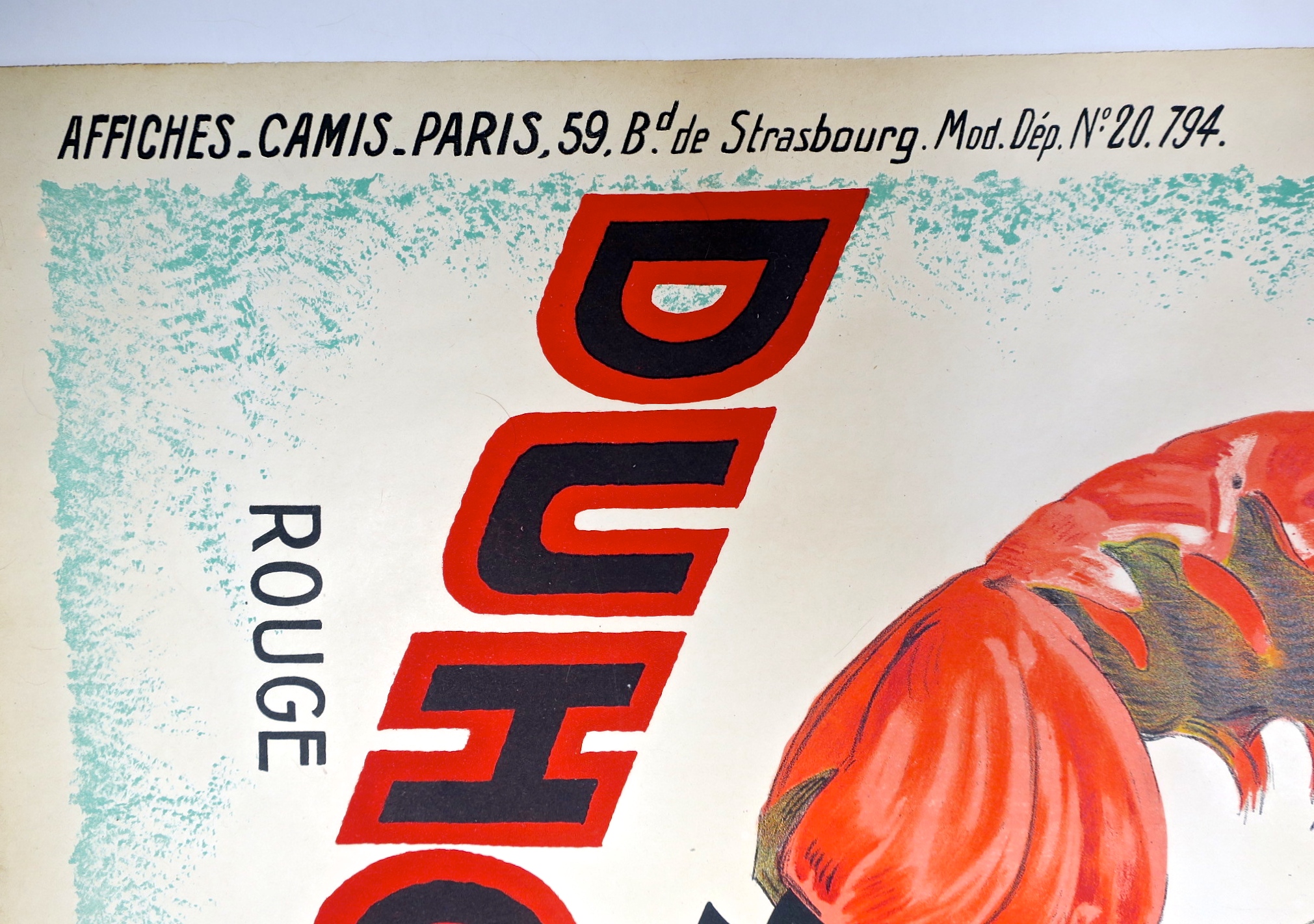 duhomard artdeco 1920er lithographie lithography originalplakat originalposter typography kaufmuseum originallitographie aperitiv bar cocktail aquitaine frankreich france  design designklassiker plakatklassiker