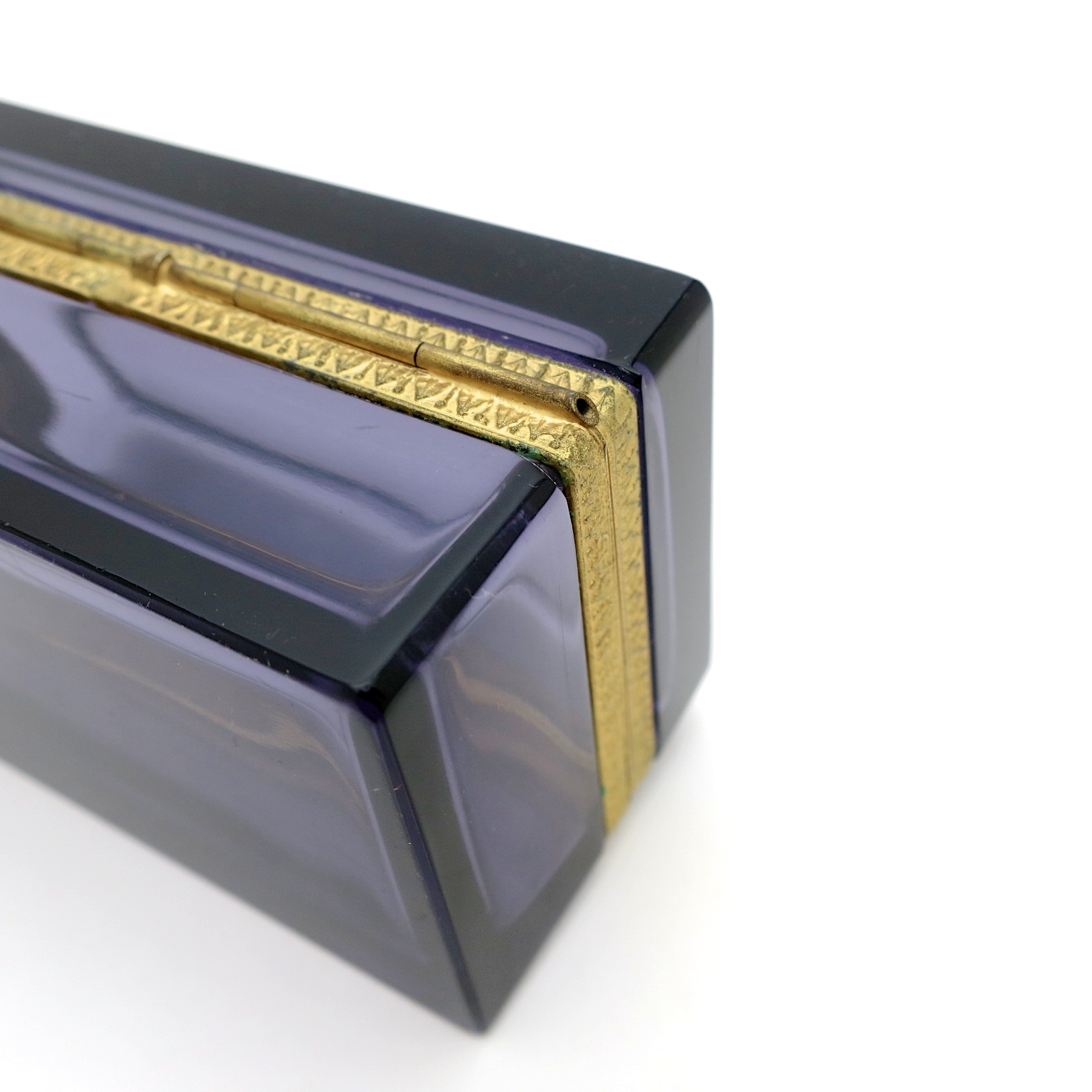 rectangular deckeldose trinketbox  ormolu hochzeitsgeschenk geschenk kaufmuseum midcentury design designklassik murano