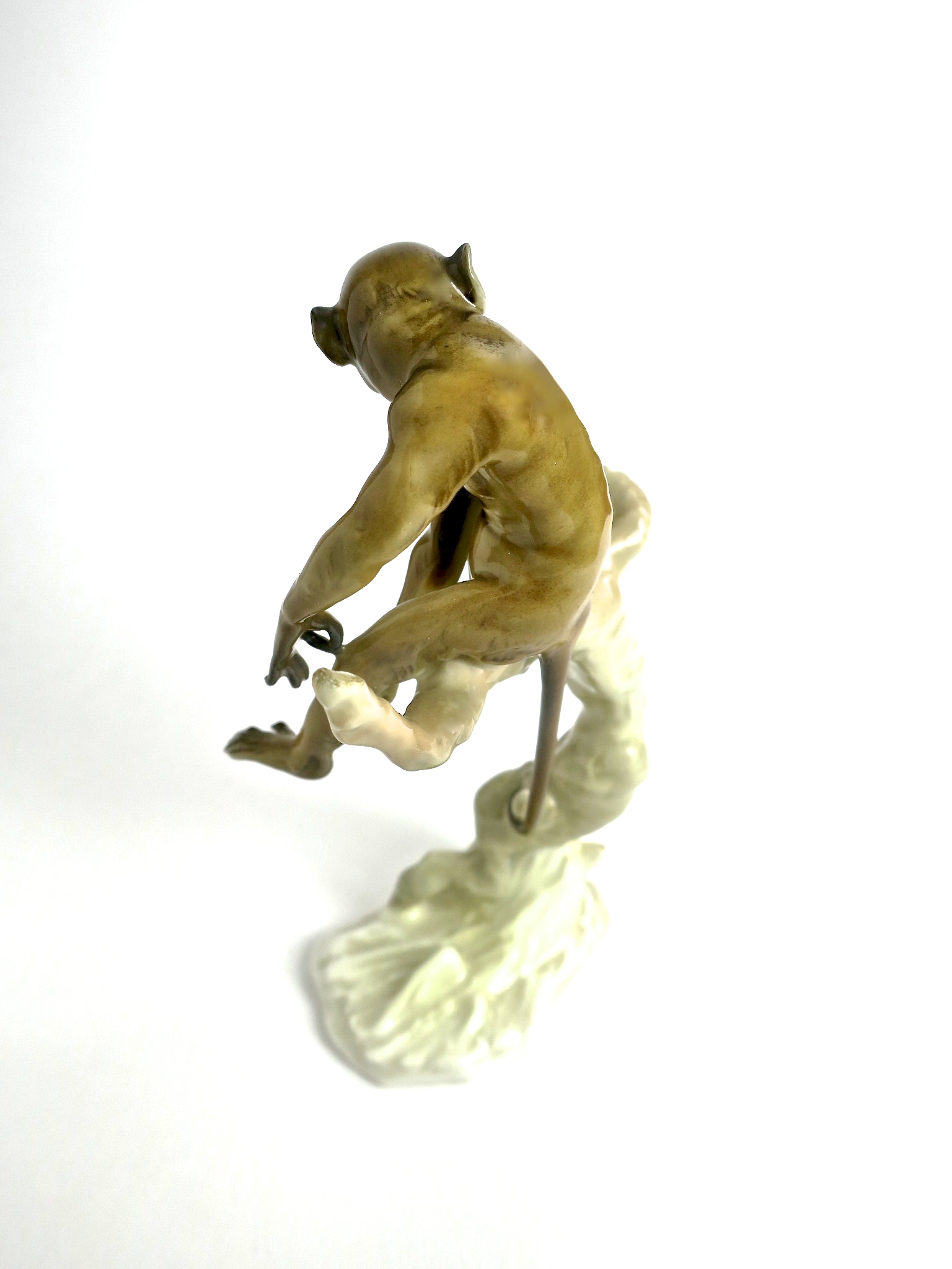 affe monkey exotisch animals hutschenreuther hansachtziger porzellan filigran 50er 1950 fifties handbemalt manufacture porcelain