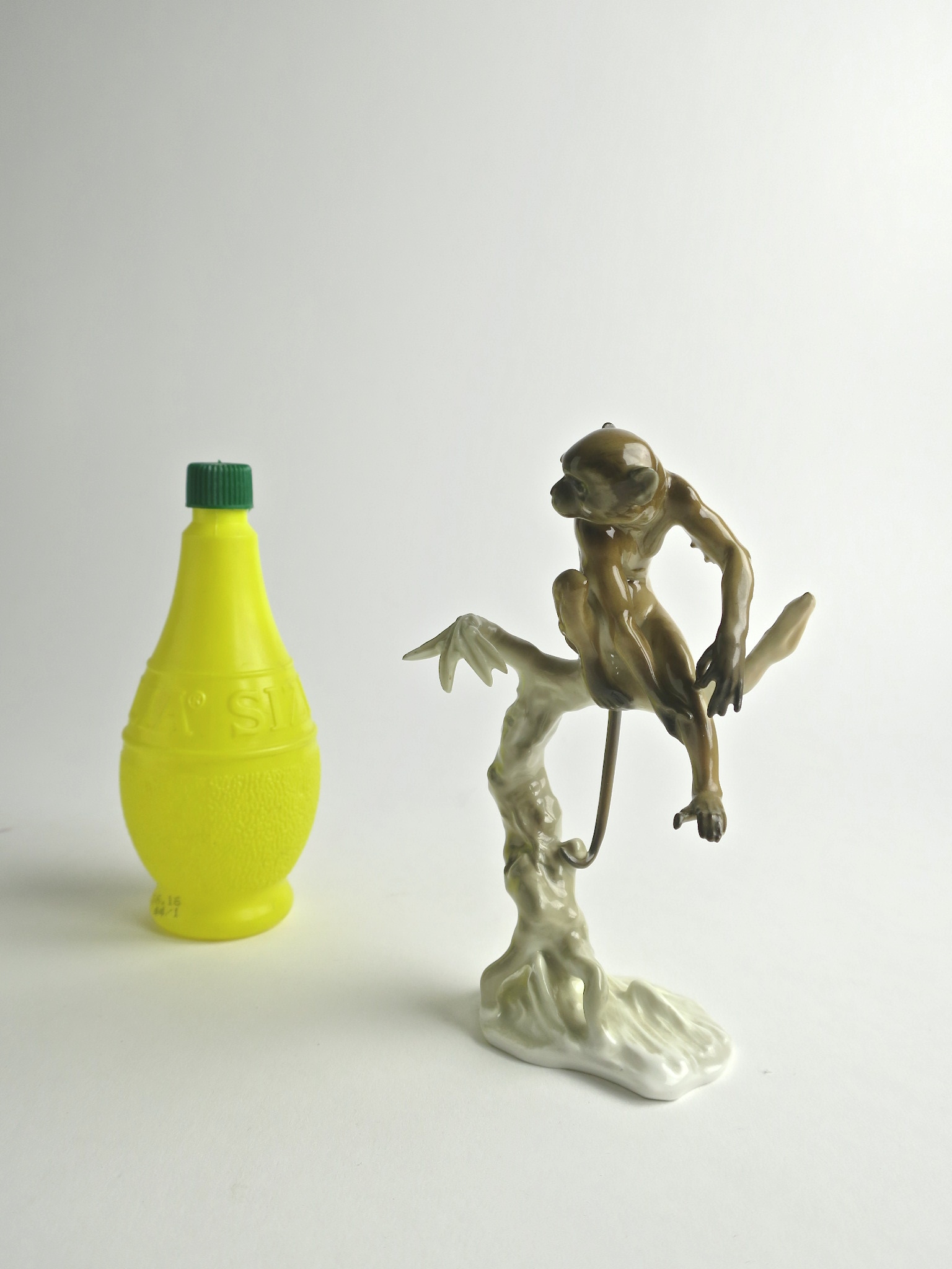 affe monkey exotisch animals hutschenreuther hansachtziger porzellan filigran 50er 1950 fifties handbemalt manufacture porcelain