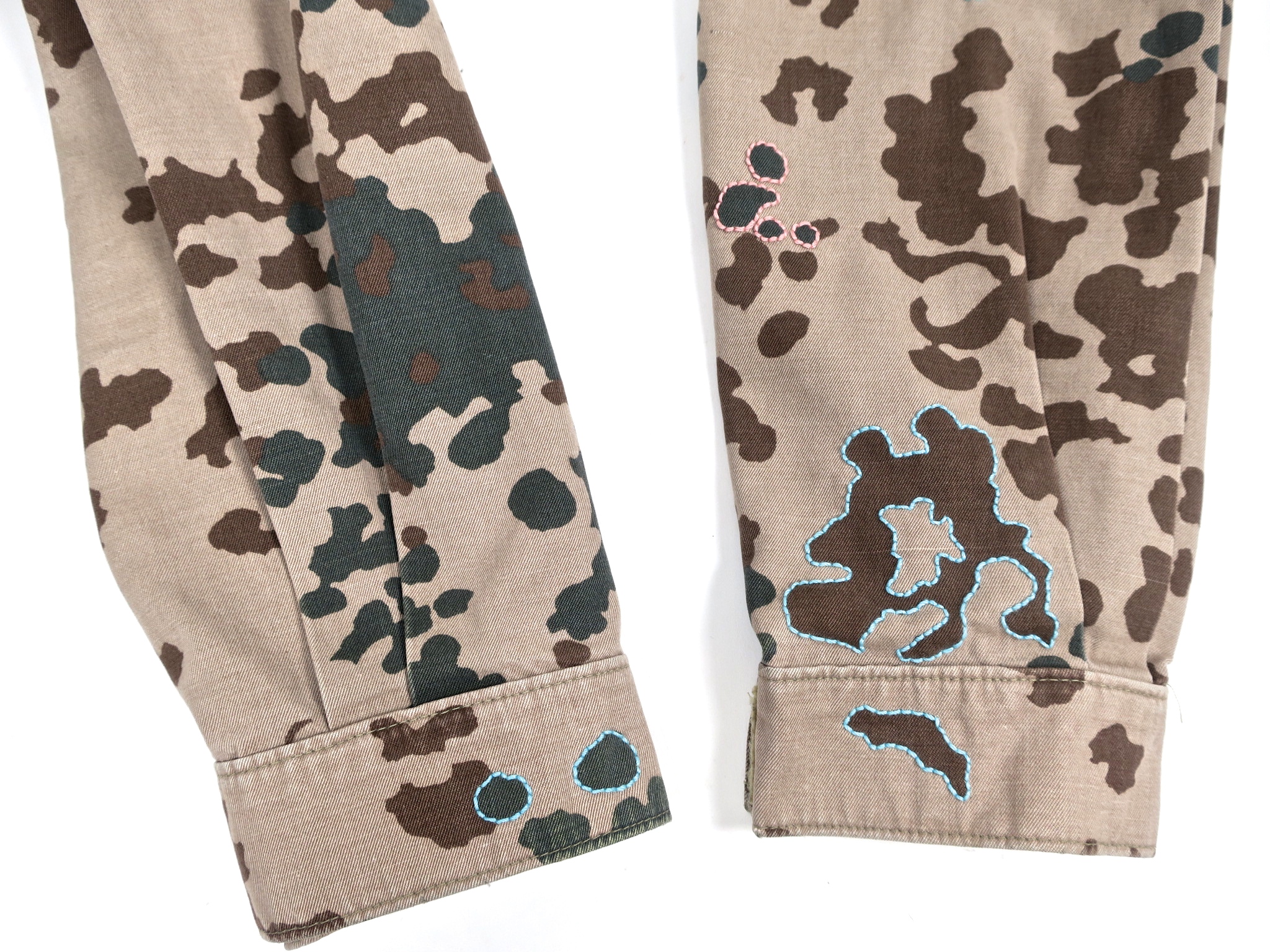 camouflage kaufmuseum München ökofashion ethicalfashion fairfashion slowfashion statement embroidery handgestickt ethical militärjacken camo kamouflage
