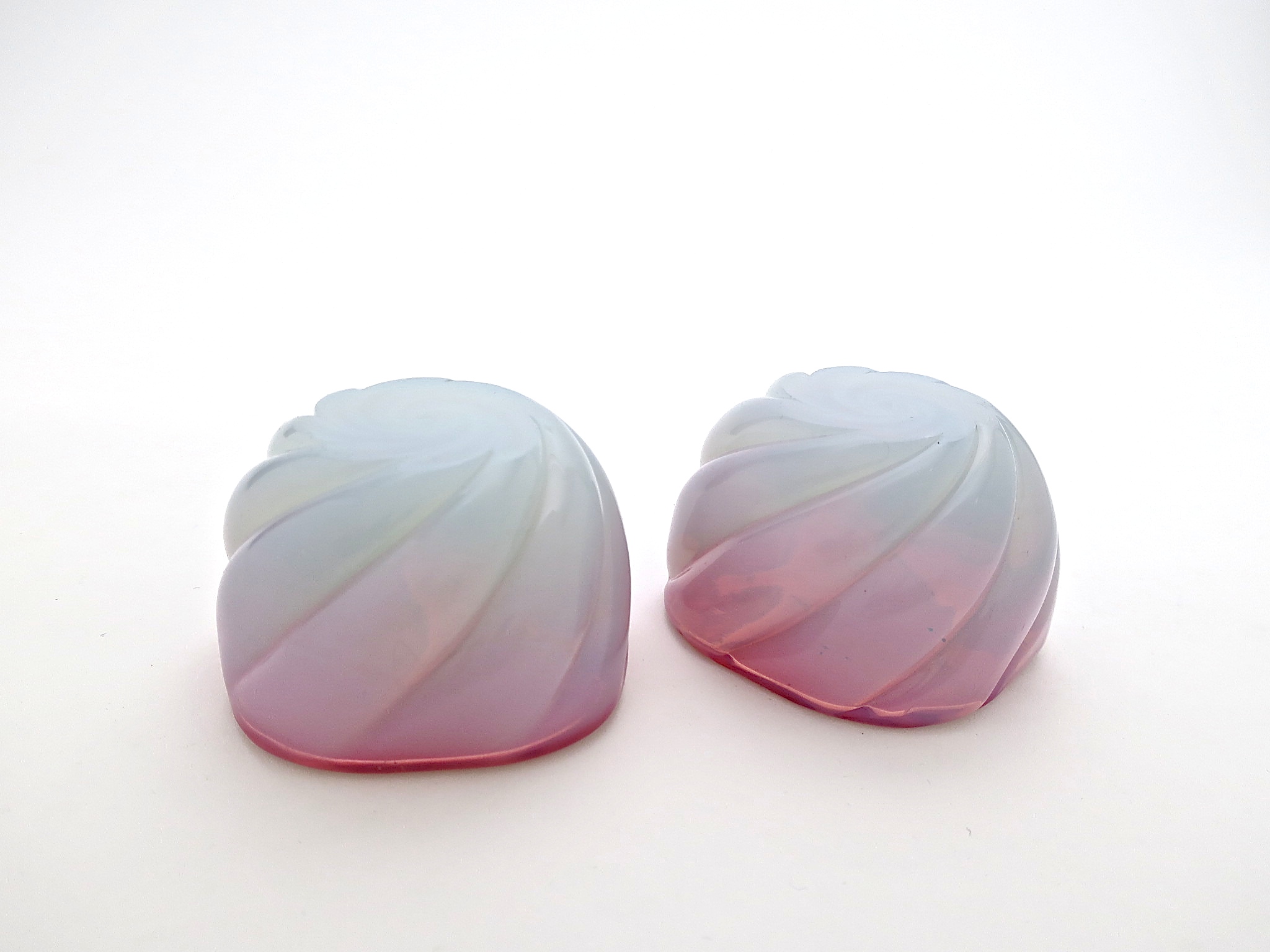 murano schale bowl alabastro opalino opalglas jakobsmuscheln shell muschel nature tischdecoration tableware kaufmuseum 60er sixties altrosa rosa pink midcentury midmod