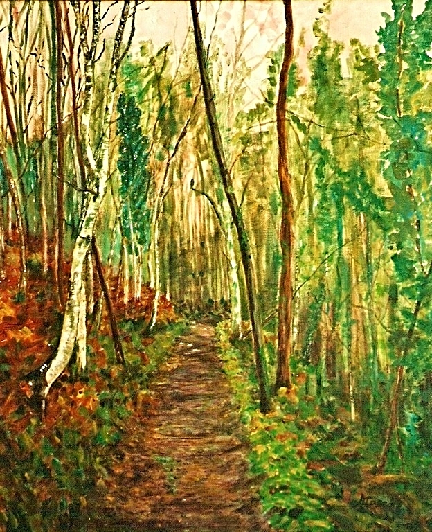 10. BOSQUE EN INVIERNO AL 54x65