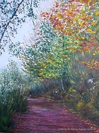 61. HAYEDO DE MONTEJO   O/T 34x42. Portada del libro "Crea una Vida Plena"