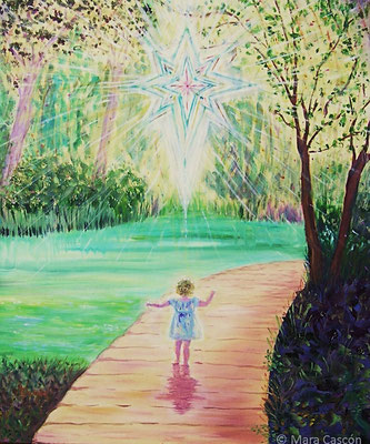 97. DESCUBRIENDO - Óleo sobre lienzo - 54x65