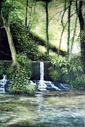47. BOSQUE DE LUGO OL 60x90. Portada del libro "Conectando Puntos de Poder"