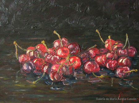 63. CEREZAS  O/L  33x24