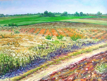 39. EL CAMINO - Óleo sobre tabla - 40x30