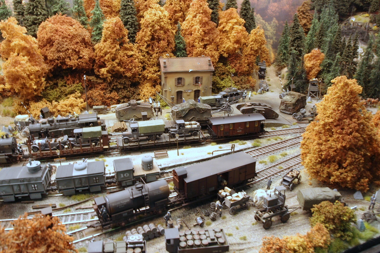 Diorama Panzerverladung