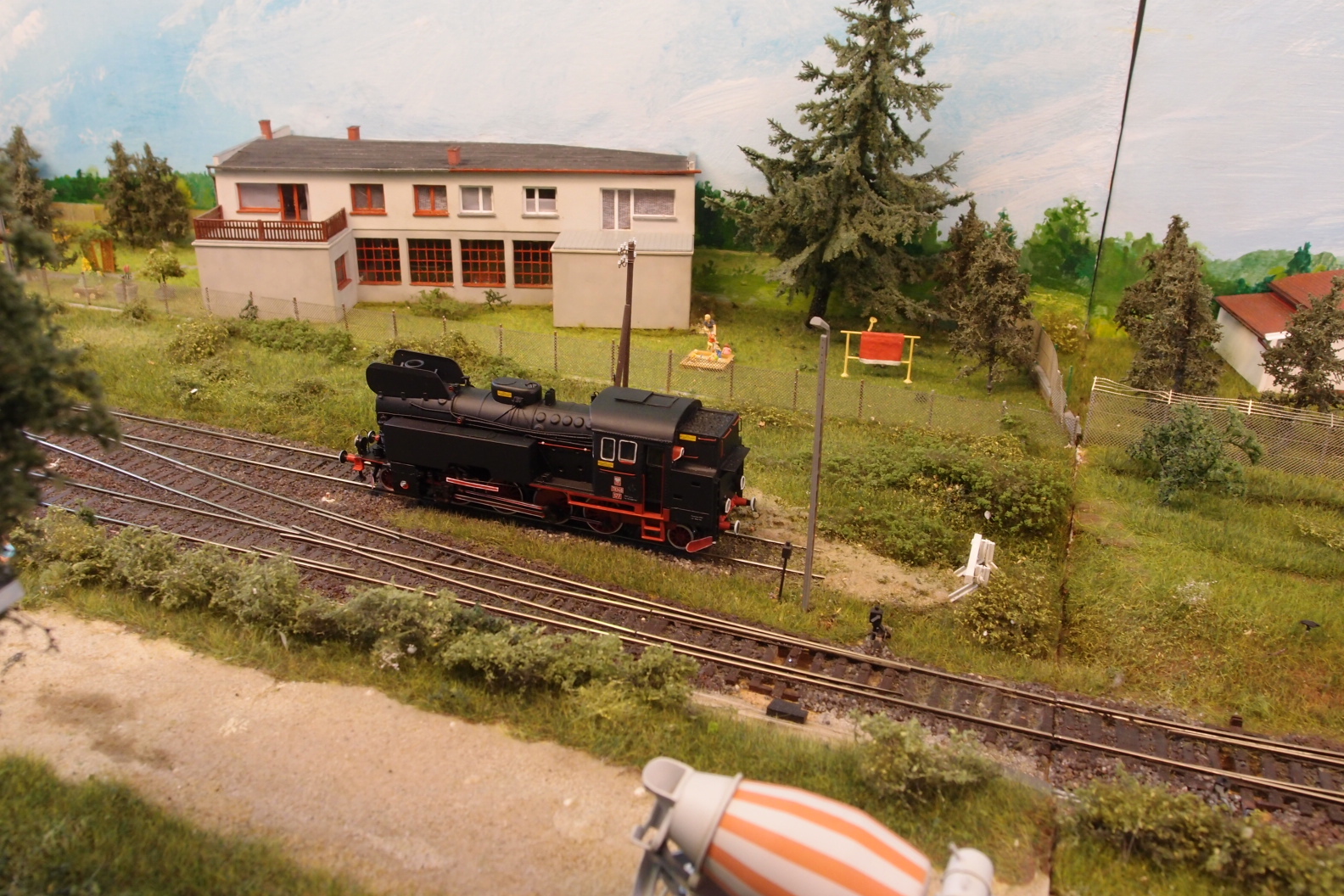 H0-Bahn eines polnischen Vereins