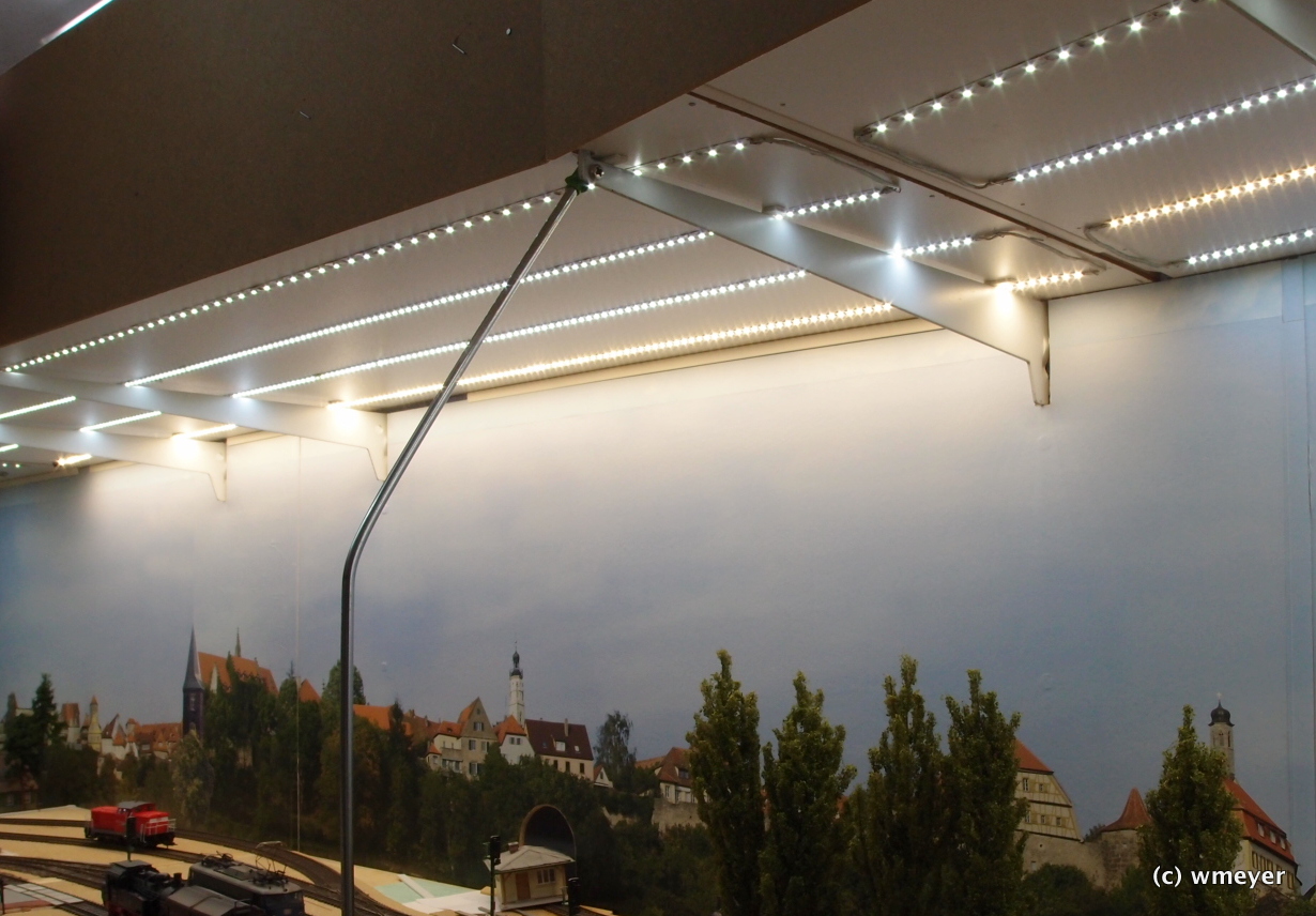 Halterung für die Blende/Lichtkästen
