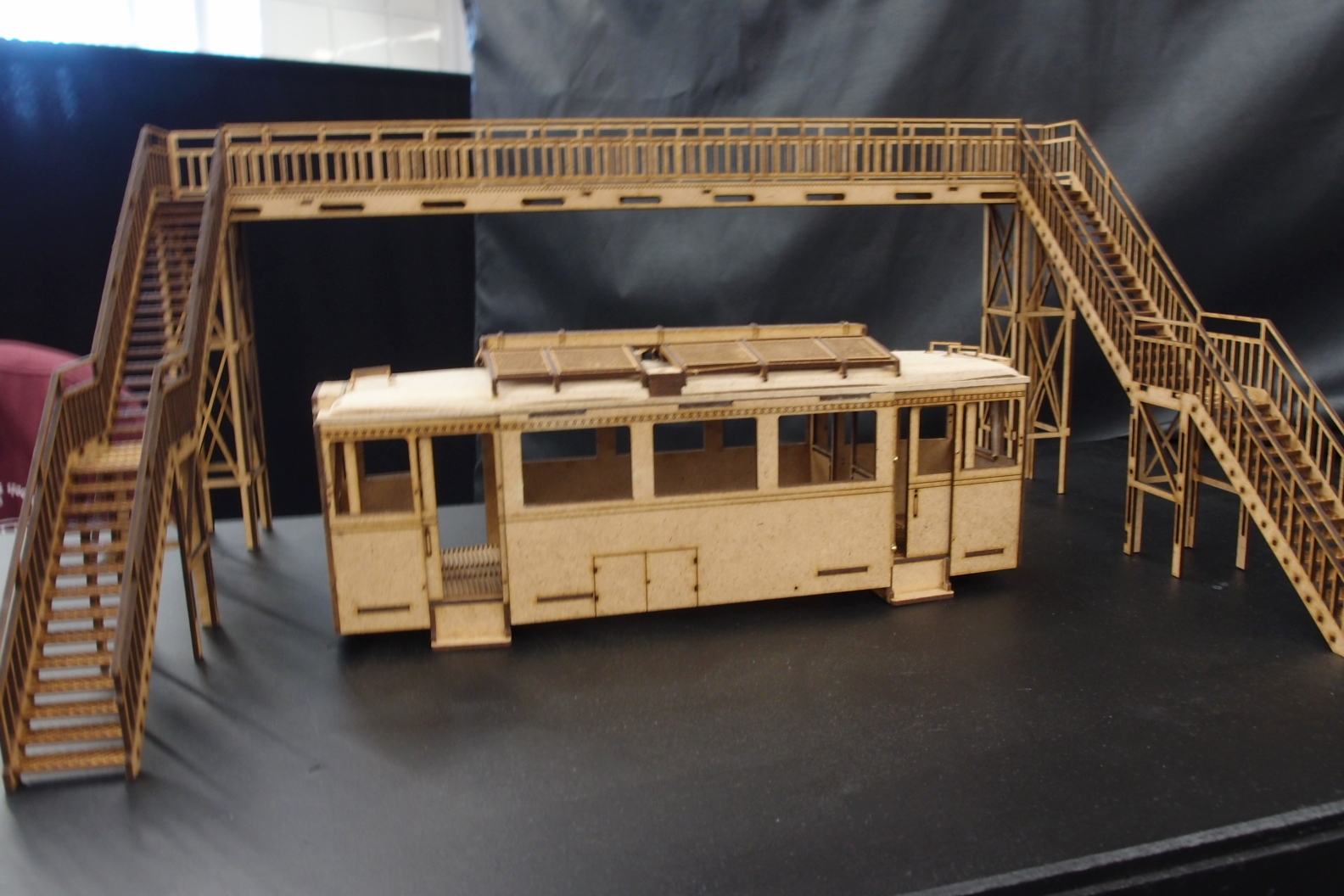 Spur I belgischer Modellbahnclub lasercut