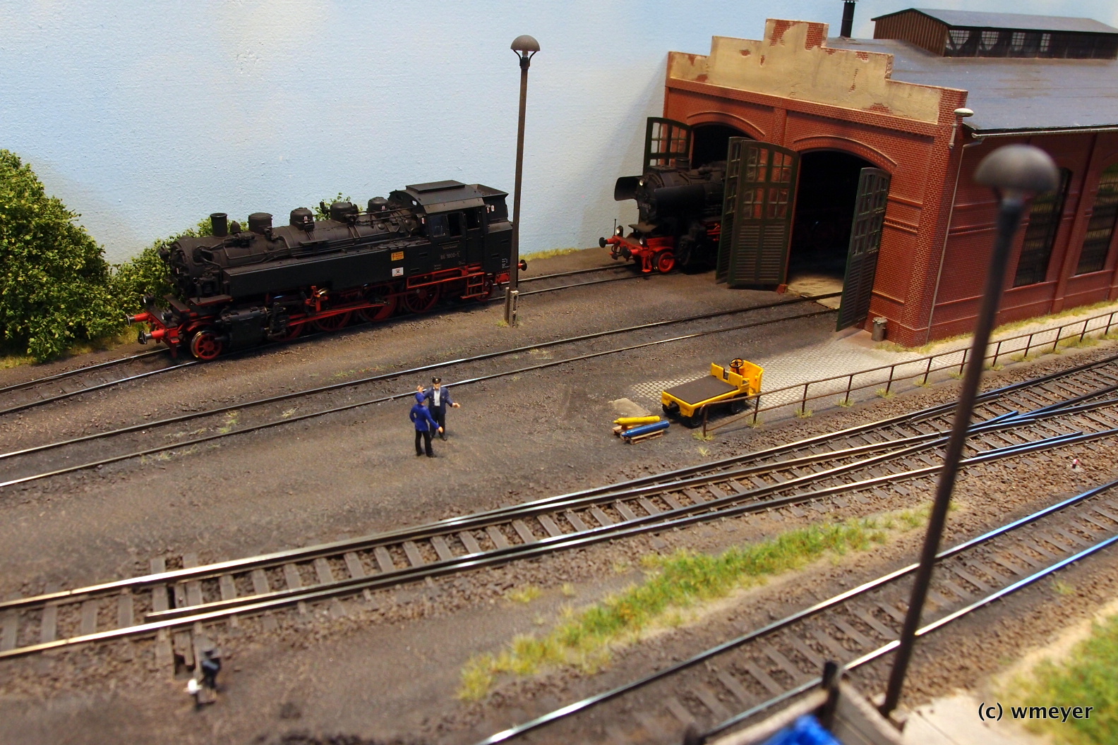 Rangierdiorama in H0