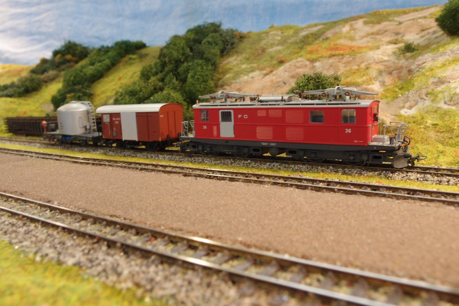 Furka Bahn in H0m