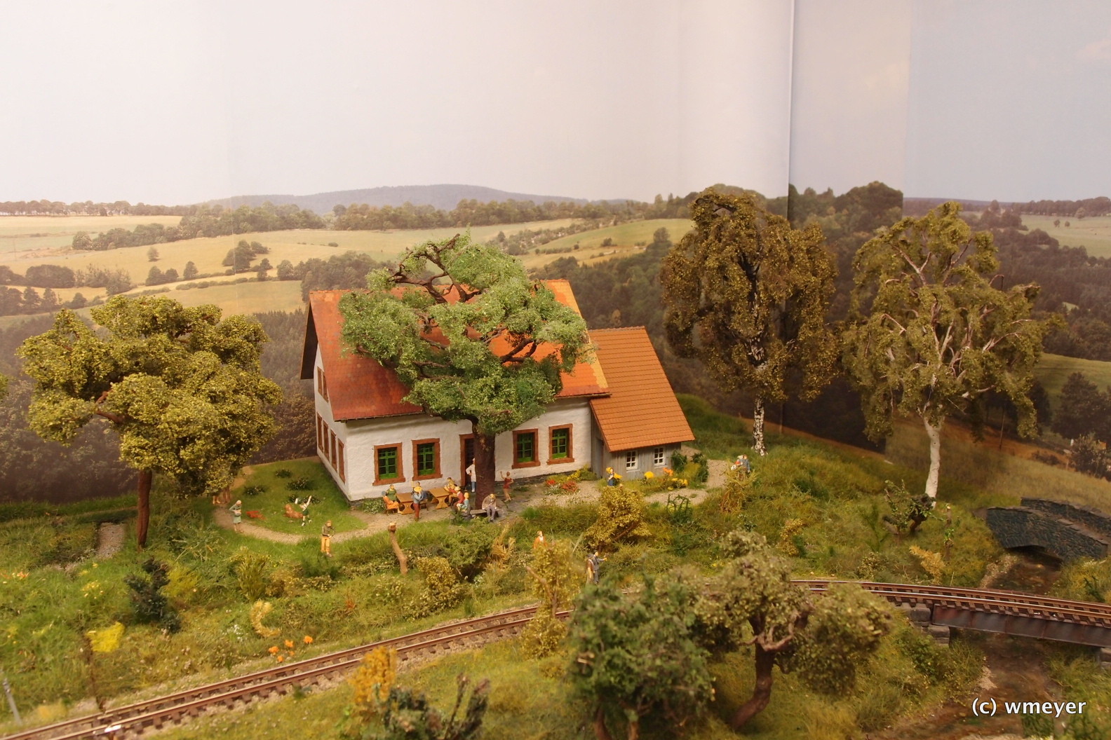 Bahnhof Dorfchemnitz /Sächsische Schmalspurbahn-HOe