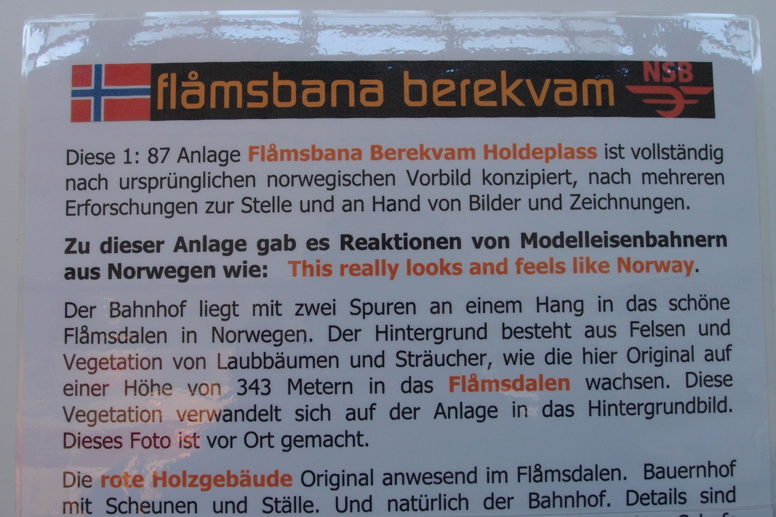 Flamsbana Norwegen in H0